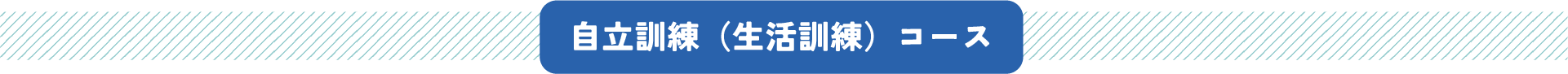 自立訓練（生活訓練）コース